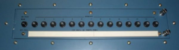 Aircraft Breaker Panel